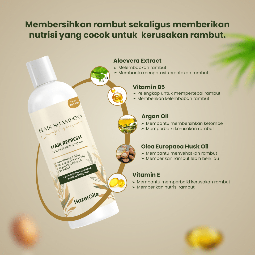 HazelOile Hair Refresh Shampoo (HRS) (250ml) - Image 2