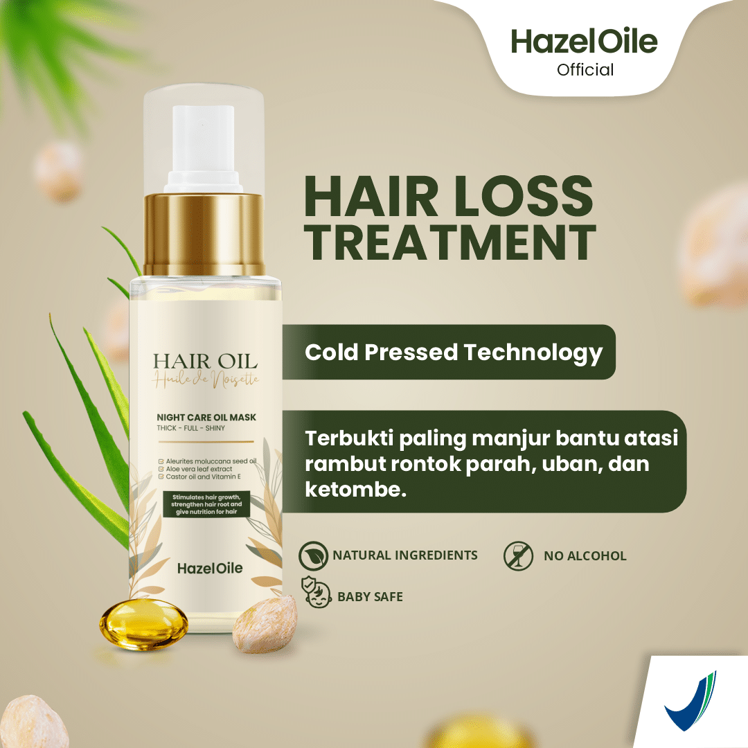 HazelOile Night Care Oil Mask (NCOM) 100ml