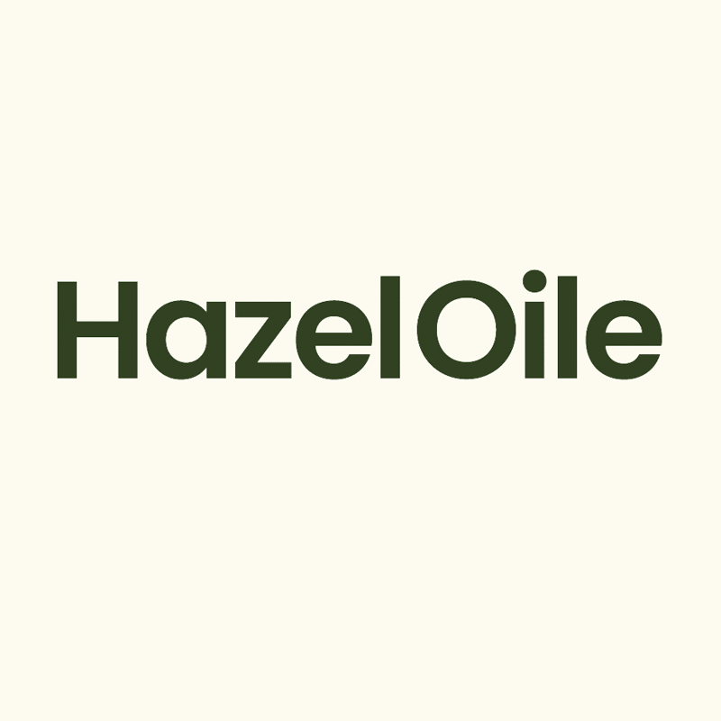 Logo HazelOile (2024) Yellowish Side